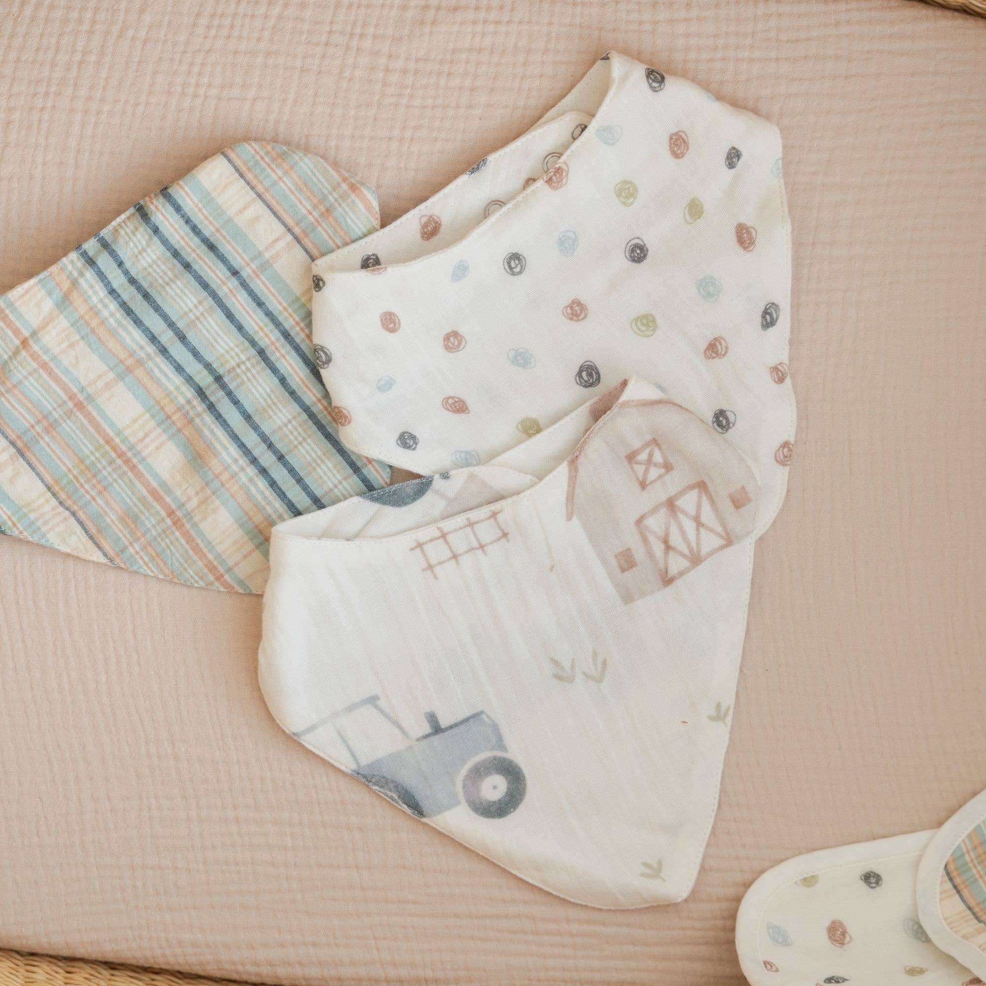 Farmhouse Tractor Bib set