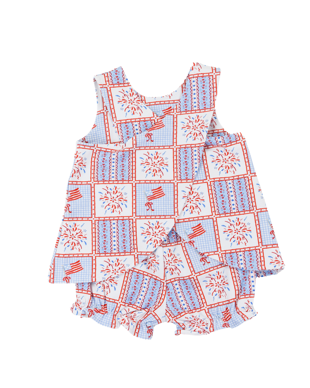 Patriotic Patchwork Crossover Set