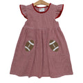 Football Pocket Dress- crimson