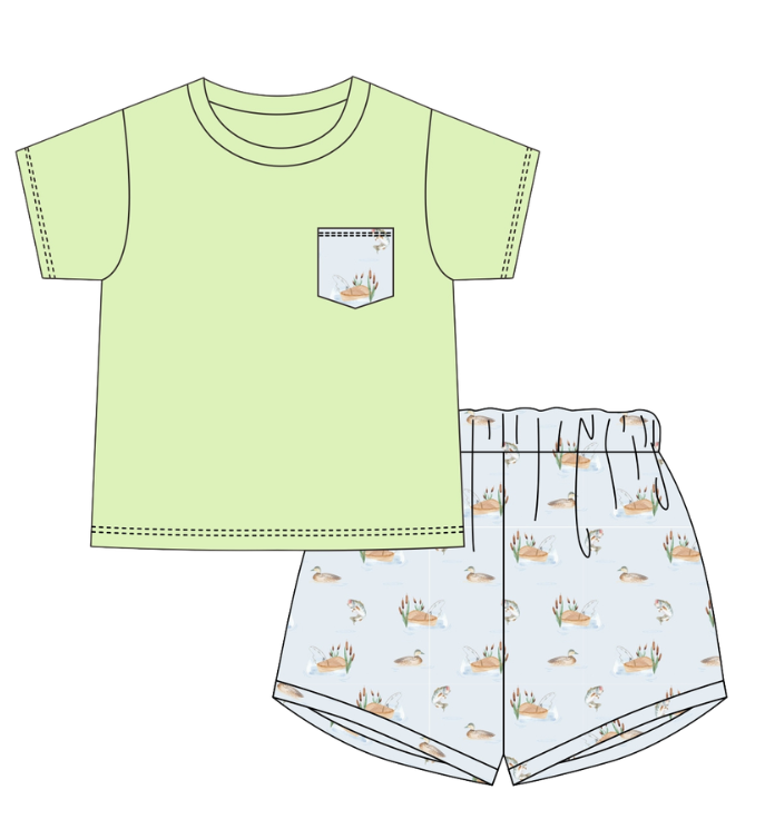 Country Boy Short Set