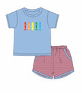 Loop Stitch Crayon Boy Short