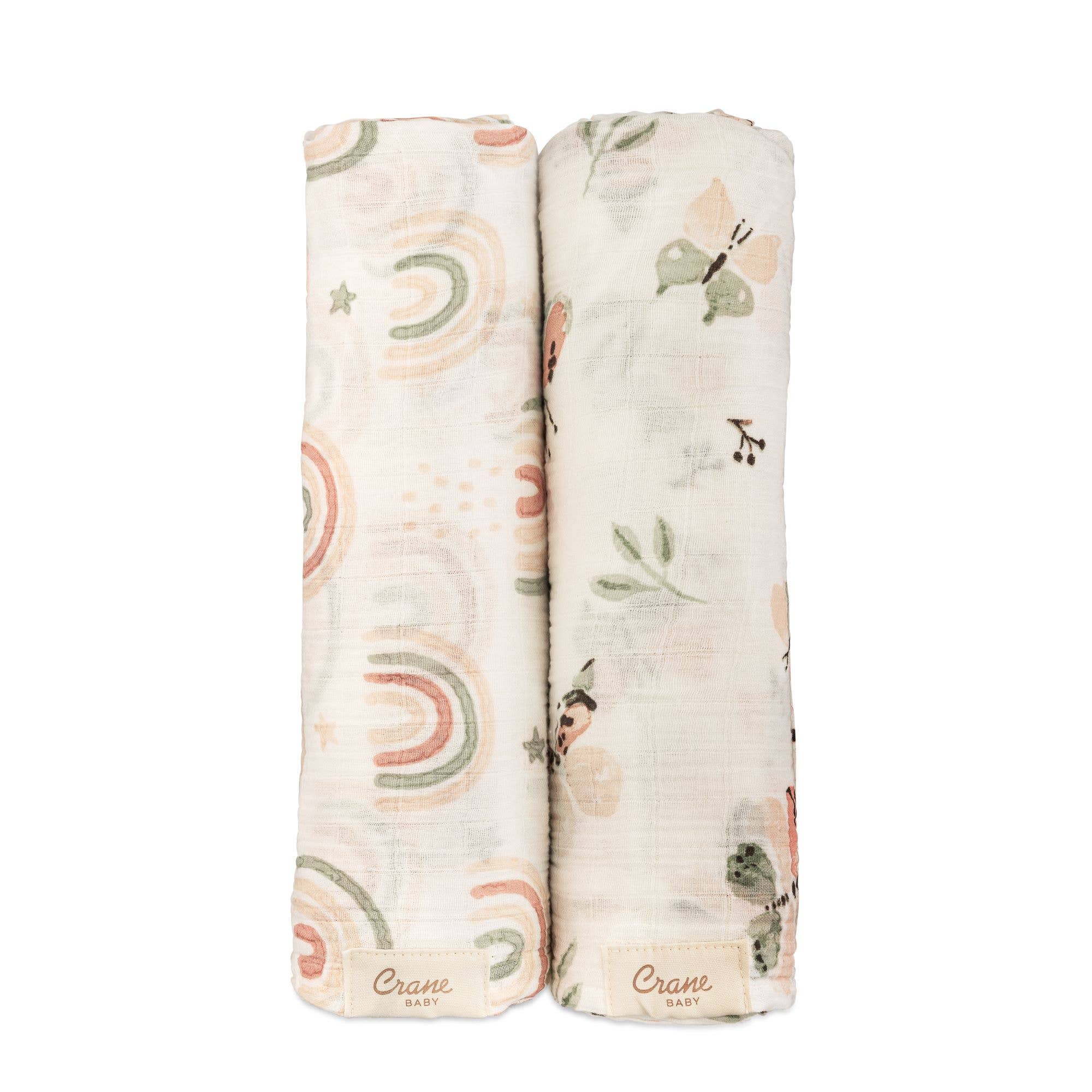 Swaddle Set (Butterfly/Rainbow)
