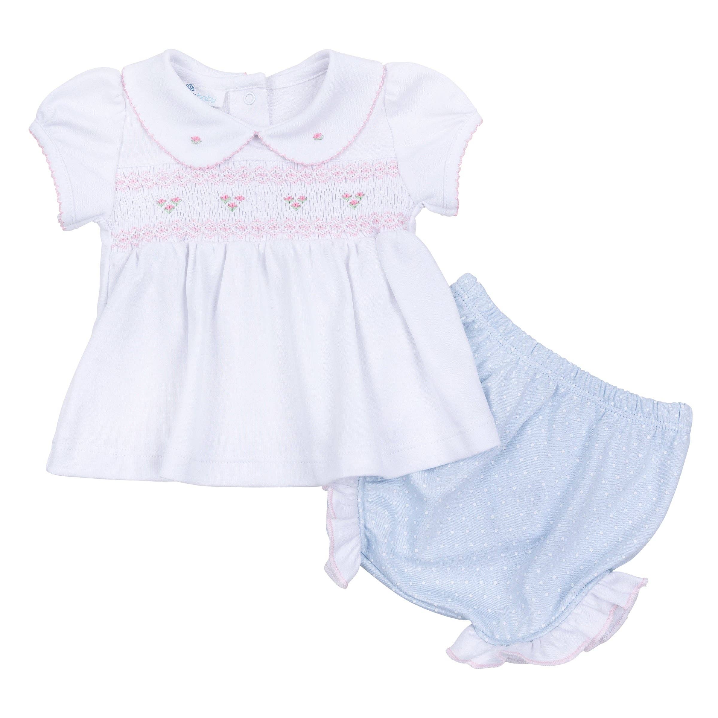 Classics Smocked Diaper Cover Set