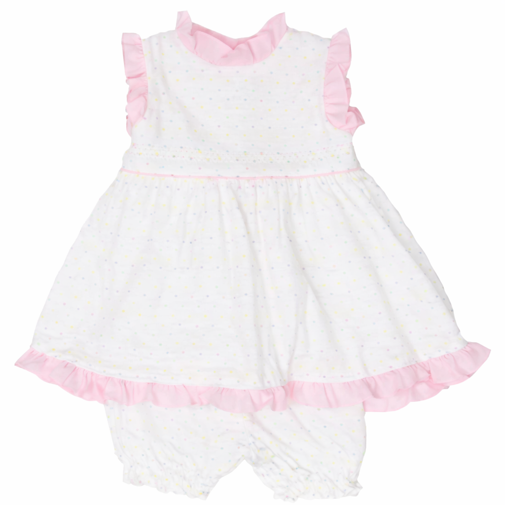 Pastel Swiss Dot Bloomer Set
