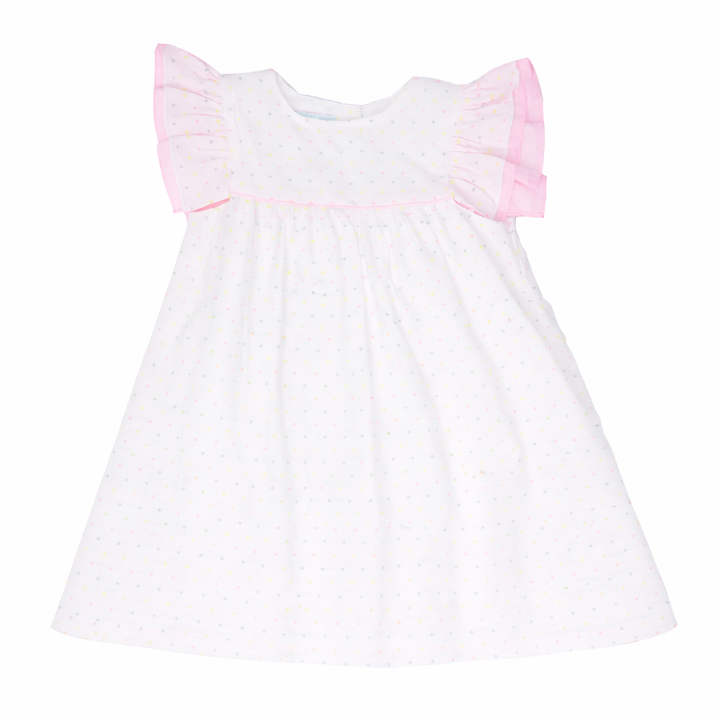 Pastel Swiss Dot Dress