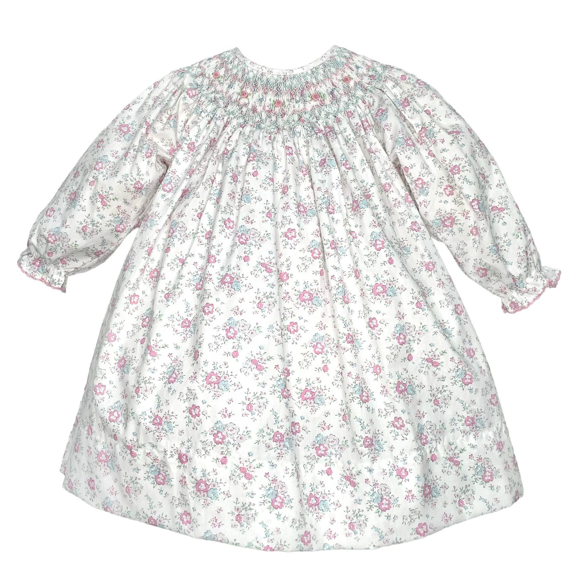 Hand Bishop Smocked Floral Dress