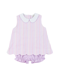 Seaside Stripe Scalloped Set