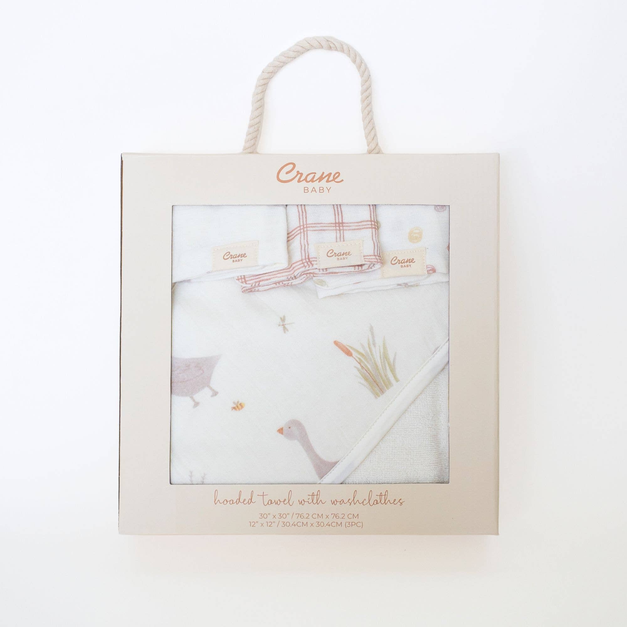 Farmhouse Goose HT/Wash Cloth Set
