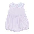 Mini Stripes Collared Sleeveless Bubble