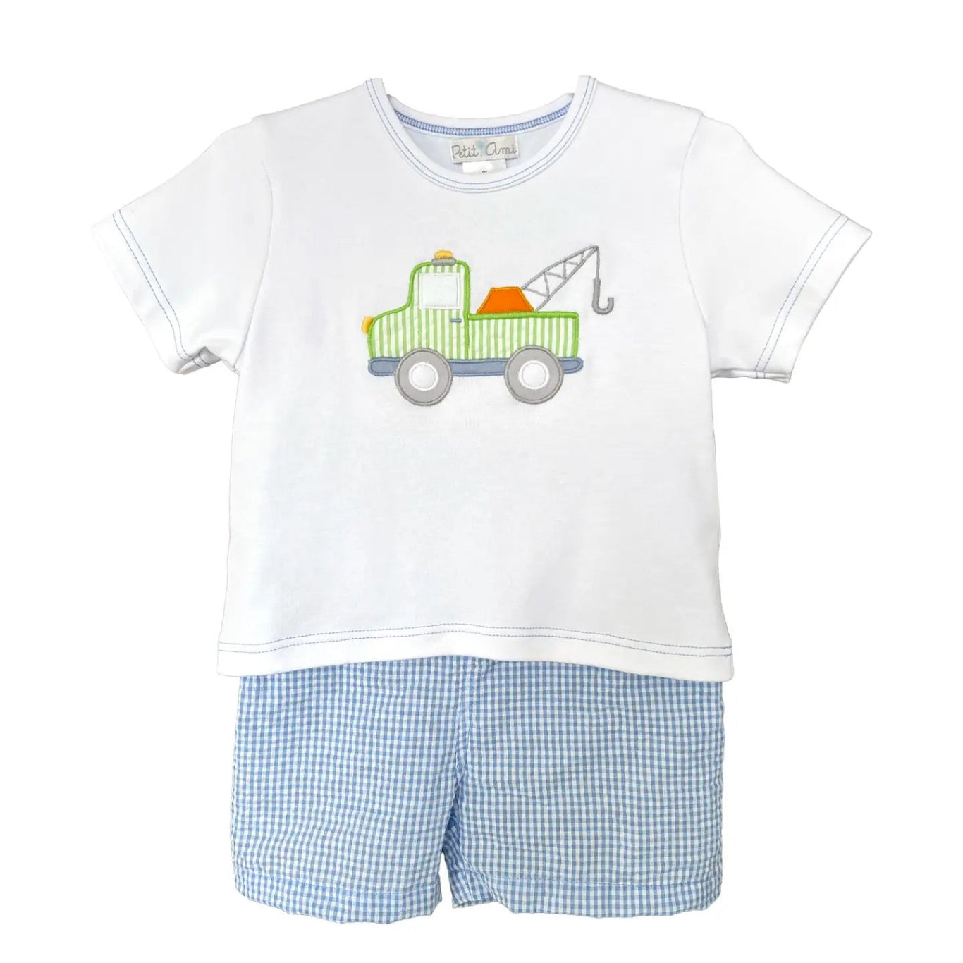 Tow Truck Shirt and Short Set